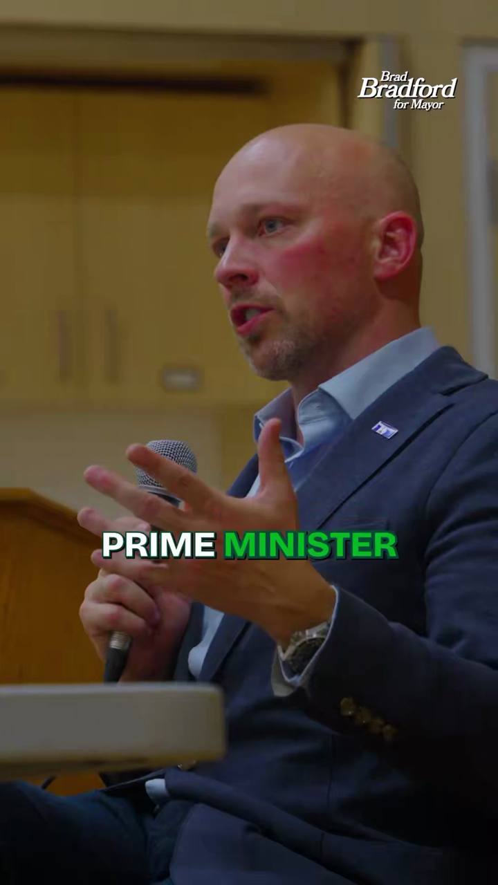 Still from Brad Bradford's 20 July 2026 post, a 79-second video on public safety and Mayor Olivia Chow's record.